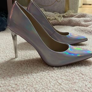 Lavender iridescent stiletto heels~ mix no.6